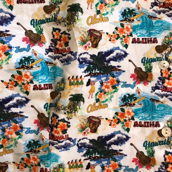 Giangi Napoli Tropical Print Button Up - Picture 4 of 5